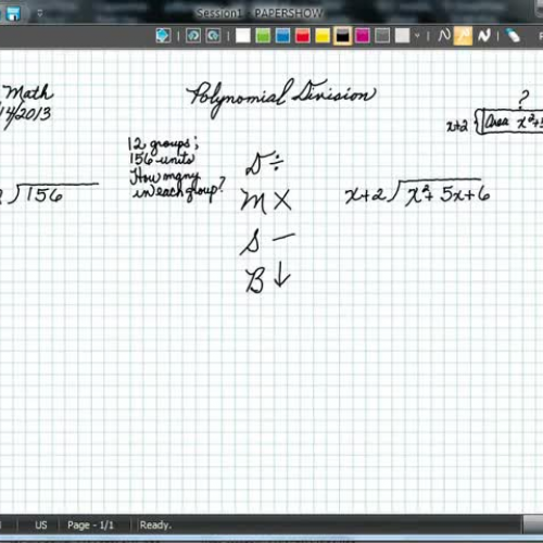 Division of Polynomials