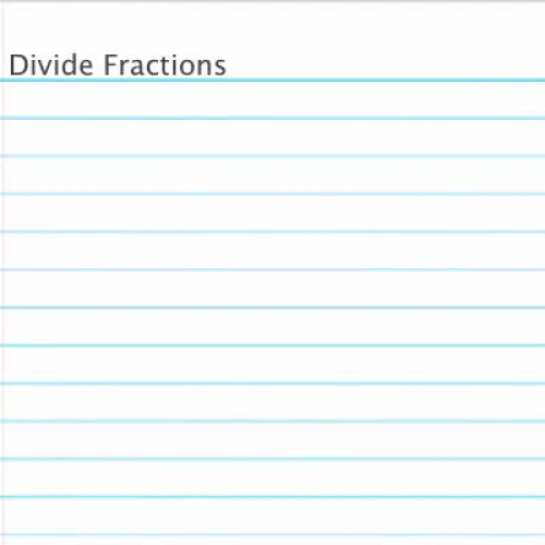 Divide Fractions