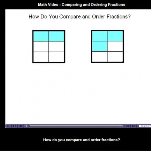 How to Order and Compare Fractions