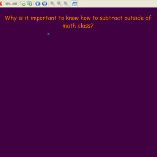 Subtracting Whole Numbers and Decimals