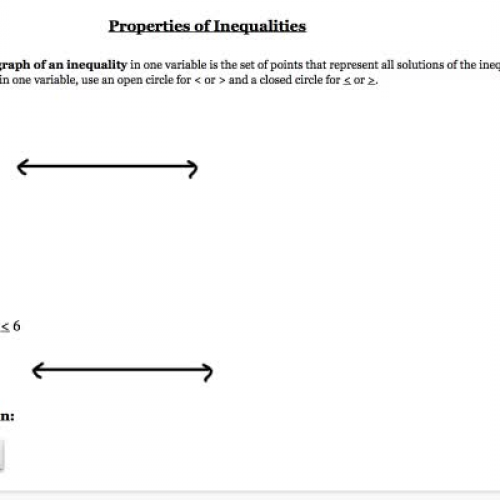 1.3 Inequalities 1