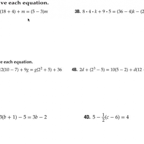 1-5 Equations Part 2