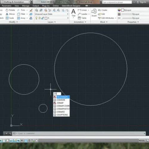 AutoCAD OSnap and 3DRotate