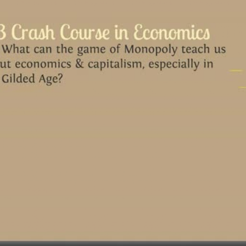 1.3 Crash Course in Economics 