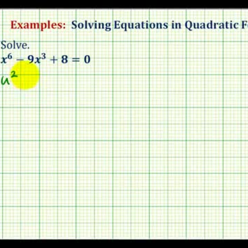 Quad Form Equation Ex2