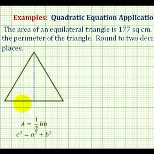 Quadratic App Area Per Equil Tri Ex