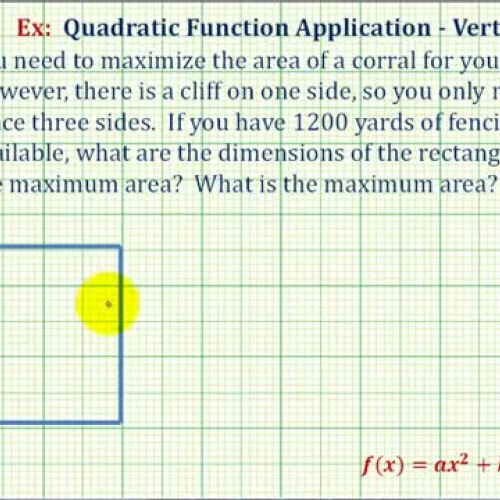 Quadratic Function App Vertex Max Ex