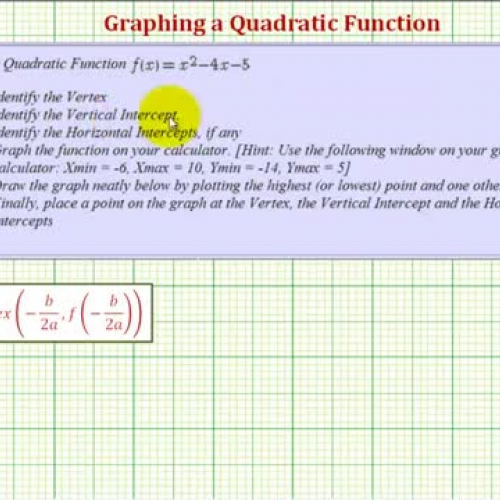 Quadratic Function Graph L8 S C C Ex1