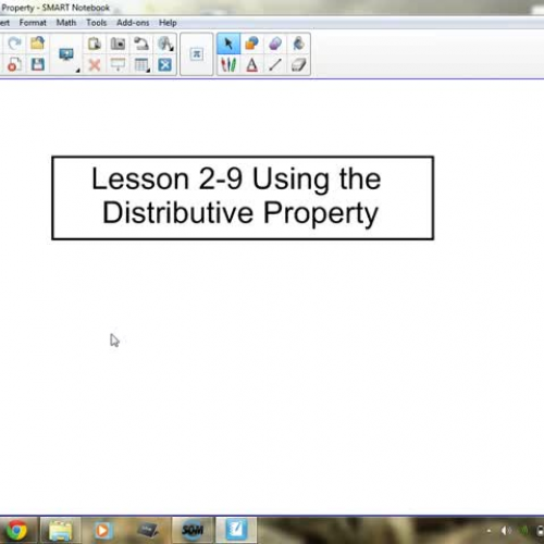 2-9 The Distributive Property