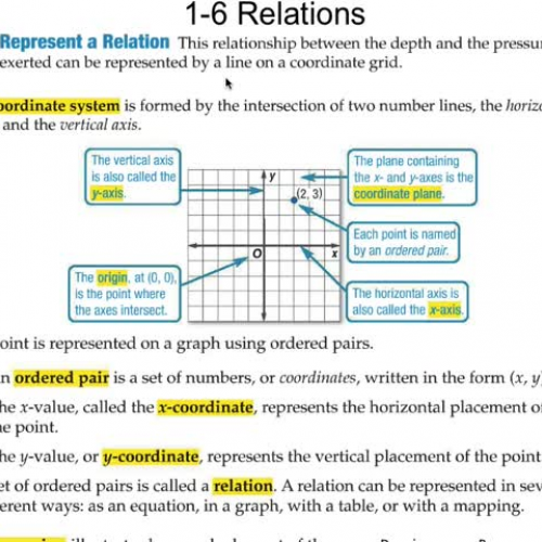 1-6 Relations P1