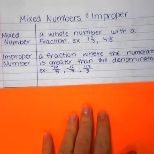 Mixed Number_Improper Number