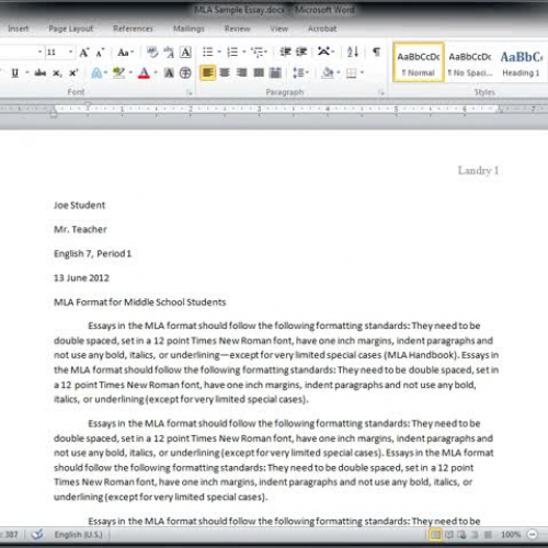 Tech Skills 07--MS Word--Margins and Page Ori