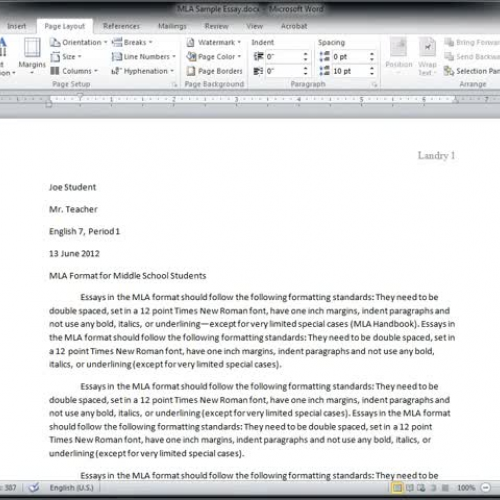 Tech Skills 08--MS Word--Fonts and Font Size