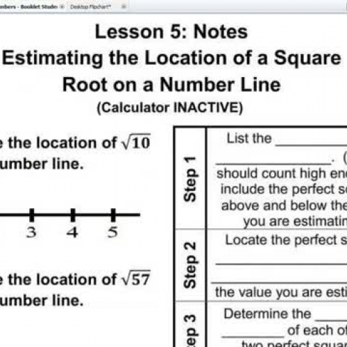 Lesson 5 Estimating the Location of a Square 