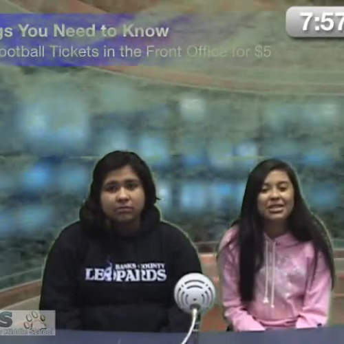 Banks County Middle School Morning Show 2013-