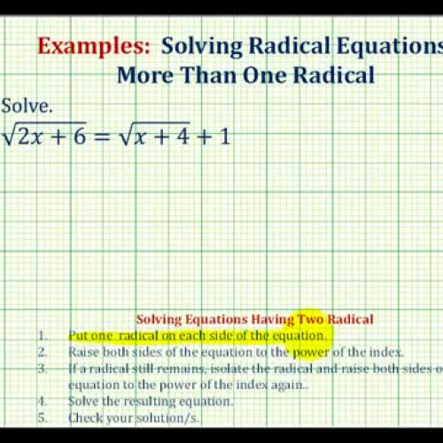 Radical Equation Ex7