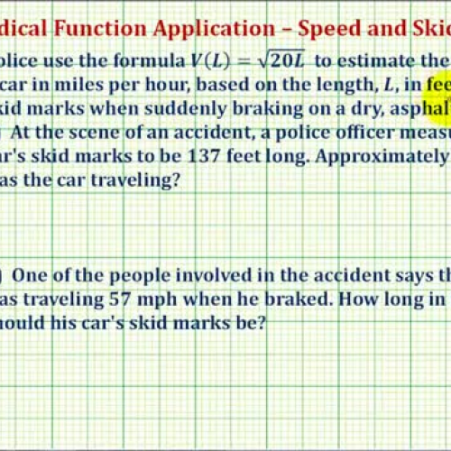 Radical Function Application Ex