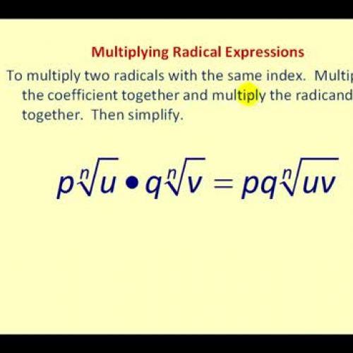 Radical Multiply