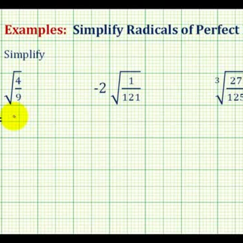 Radical Simplify Fractions Ex1