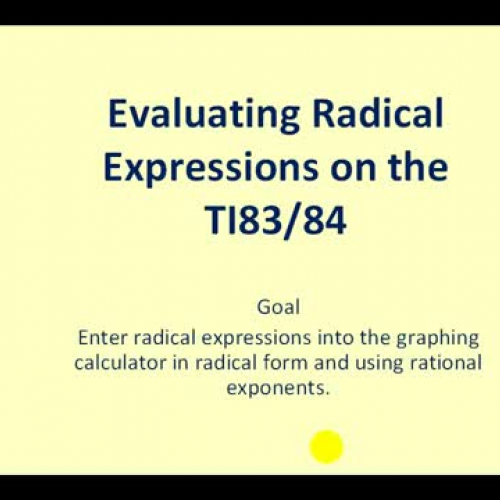 Radicals Calc