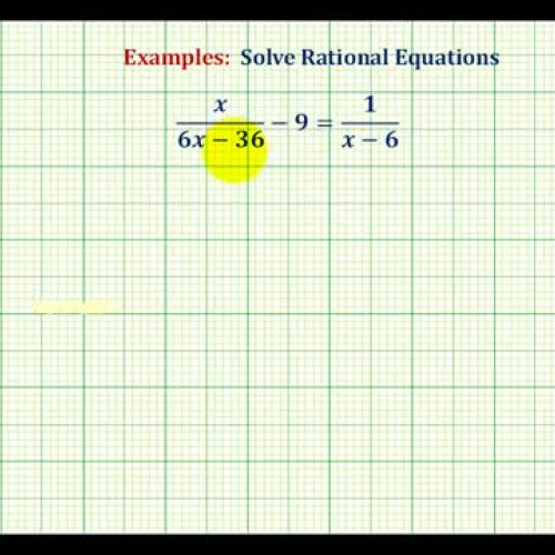 Rational Equation More2 No Sol