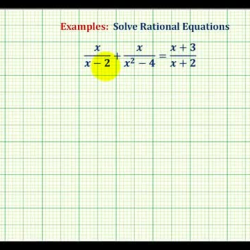 Rational Equations Ex4