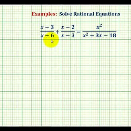 Rational Equations Ex5