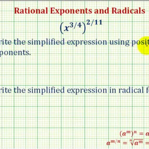 Rational Exp Radical Form Ex1