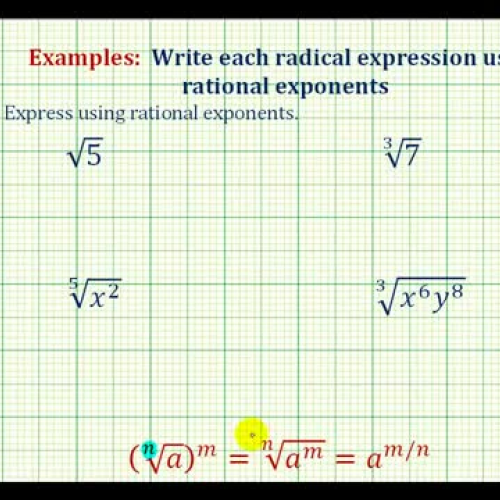 Rational Exponents Ex1