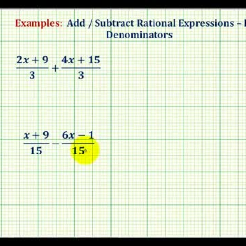 Rational Express Add_ Subtract Like Ex1