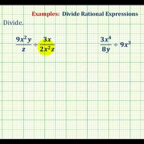 Rational Expression Divide Ex1