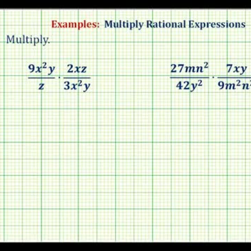 Rational Expression Multiply Ex1