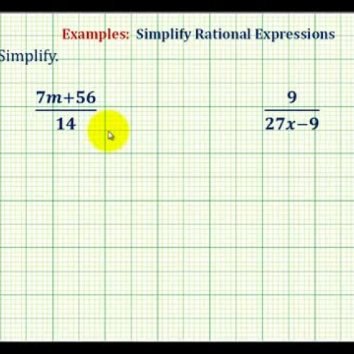 Rational Expression Simplify Ex2