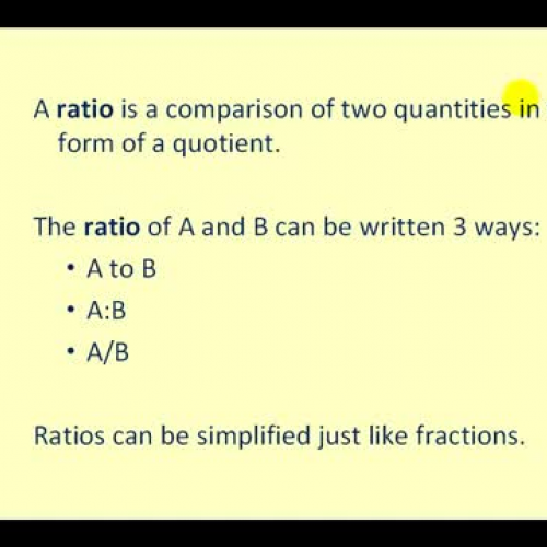 Ratios