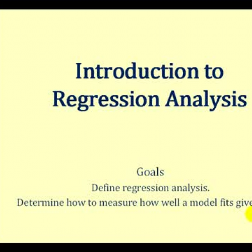 Regression Intro