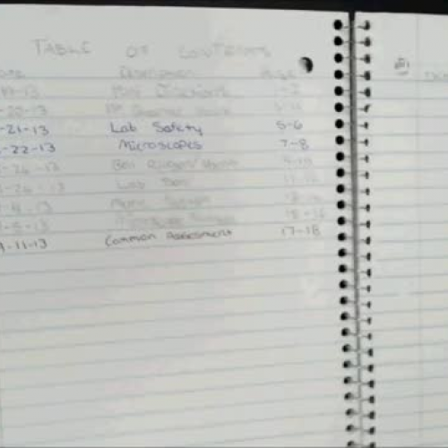 Interactive Science Notebook Tutorial