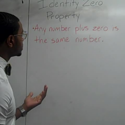 Identity Zero Property