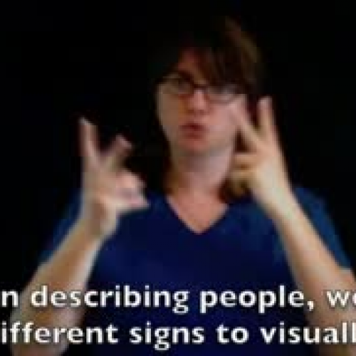 Describing people