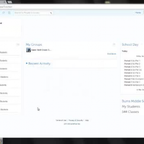 Adding Items to the Class Page