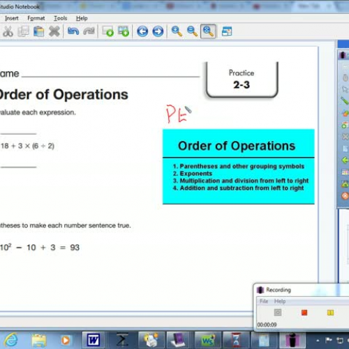 2-3 Order of Operations