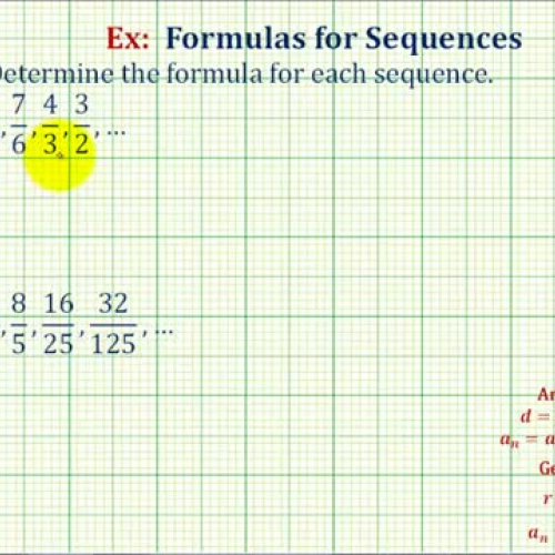 Sequence Formula From Terms Ex2