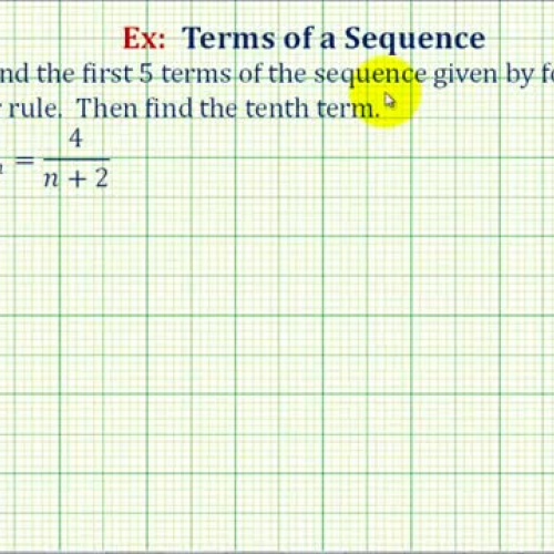 Sequence Terms Ex2