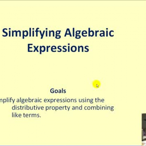 Simplify Alg Express