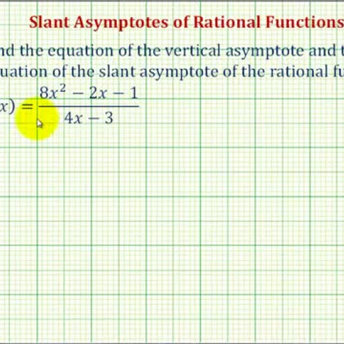 Slant Asymptote Ex1