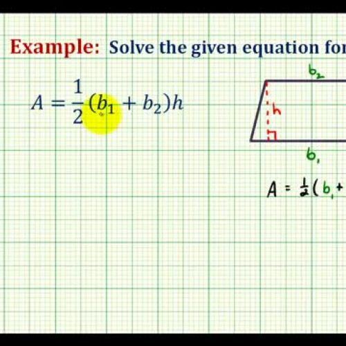 Solve For Variable Ex2