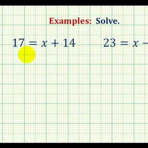 Solve One Step Eq Var R_ Side Add_ Subtr Ex