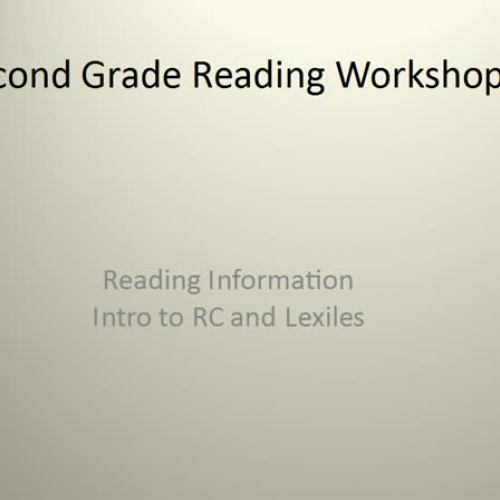 Mrs. Long’s Second Grade Workshop