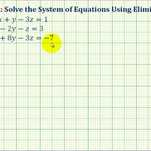 System3by3 One Sol Infinite Solution Ex5