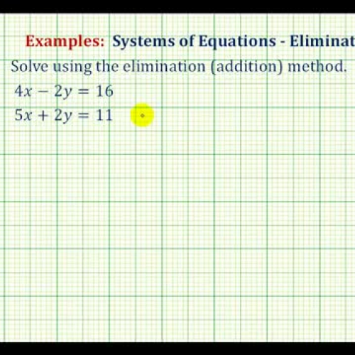 System Equations Elim Ex1