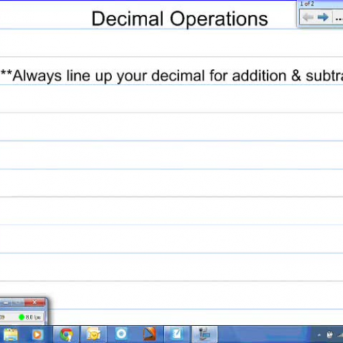 Decimal Operations